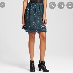 Xhilaration lace skirt